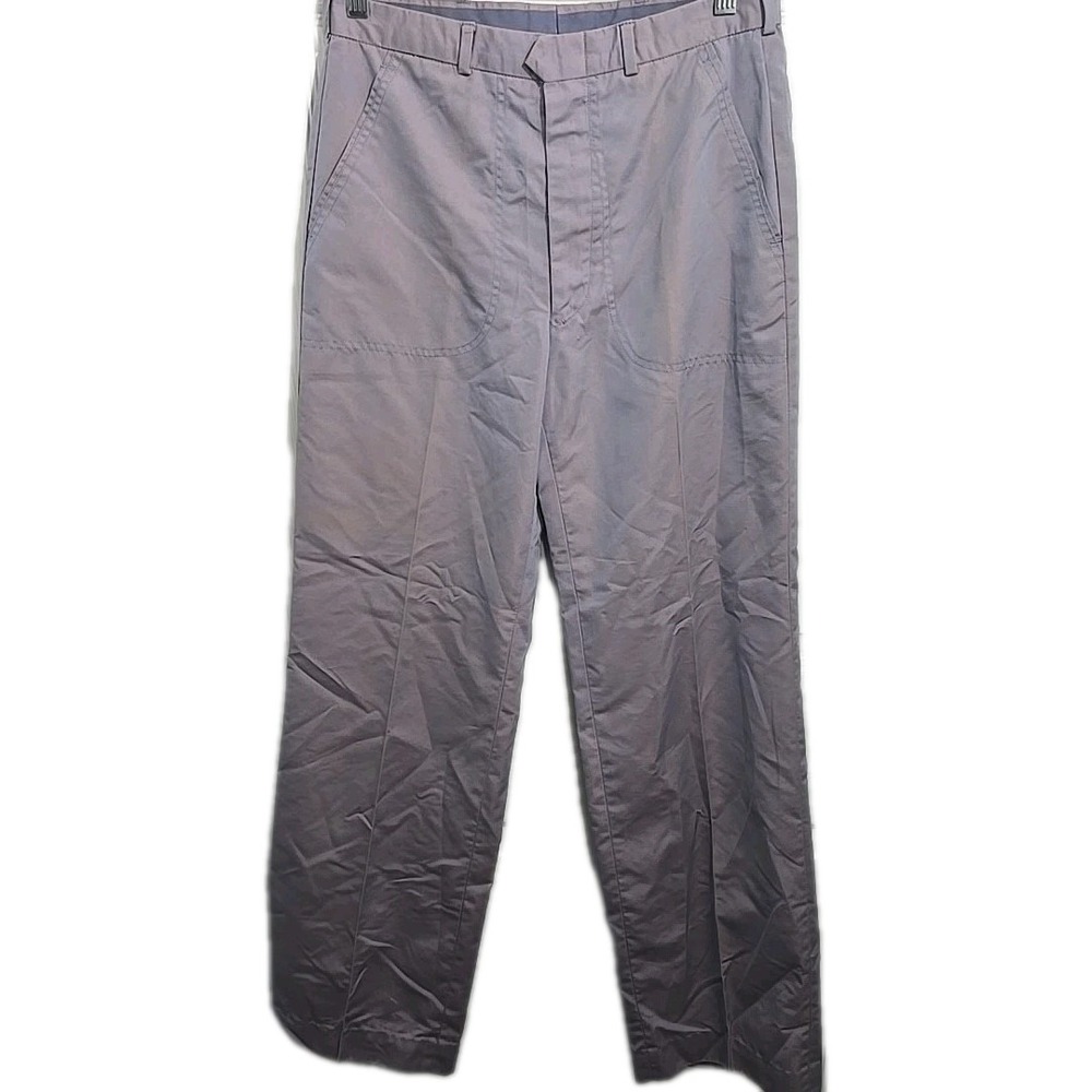 Vintage Yves Saint Laurent YSL Purple With Brown/orange Tints Pants Size 31